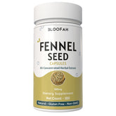 Bloofah Fennel Seed Capsules 500mg | 100% Pure Fennel Seed Extract 10:1 (Foeniculum vulgare) Powder | Non-GMO, Gluten Free Formula for Overall Health Supplement